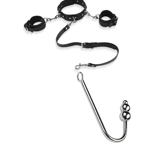 Beaded and Collar Elegant with Cuffs 5334 Anal Hook 0703